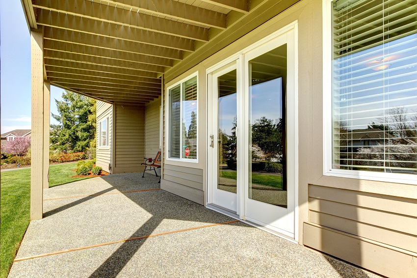 Backyard Walkout Deck